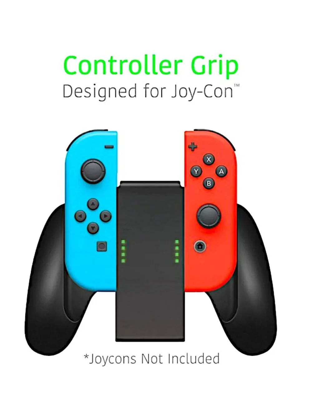 PowerA Joy Con Comfort Grip Nintendo Switch Black Handheld Gaming Accessory